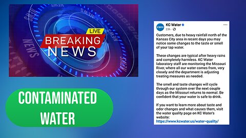Contaminated water in KC