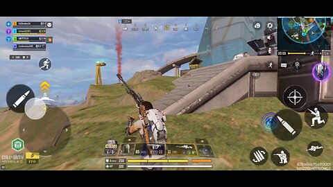 Battle Royal sniper victory in COD Mobile android gaming