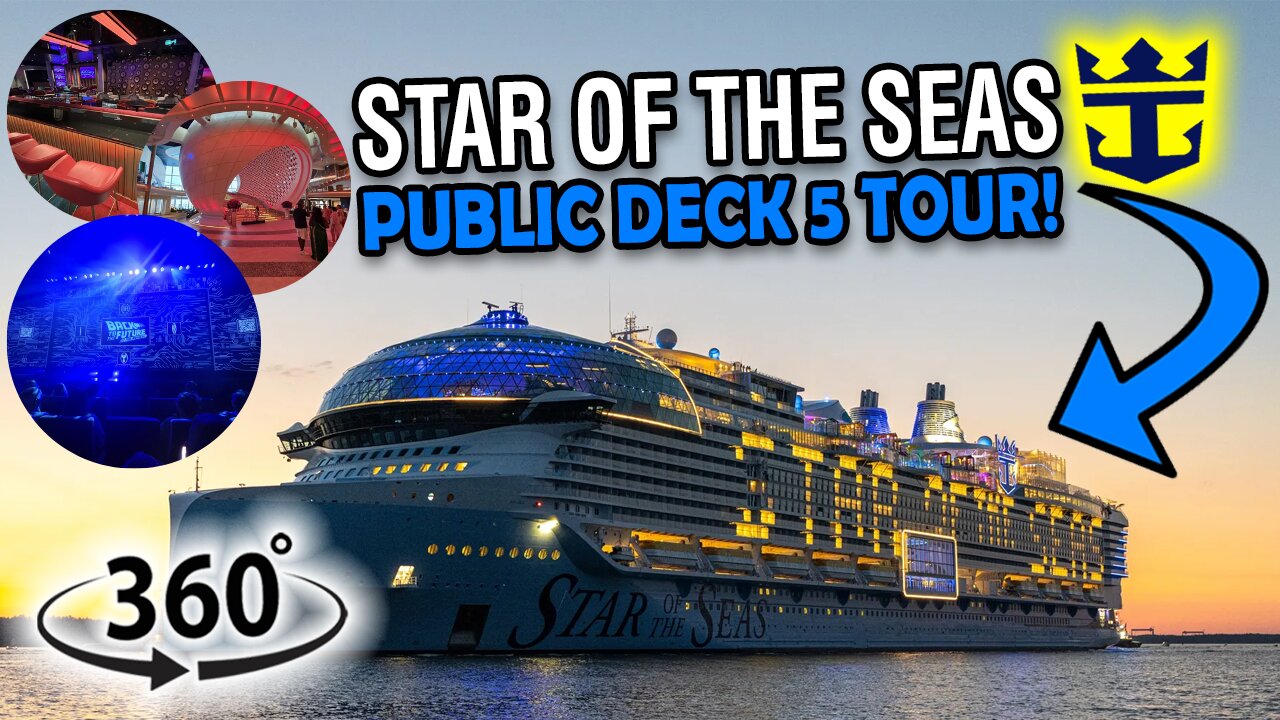 First Look at Deck 5 Vibes | Star of the Seas 360° Walkthrough