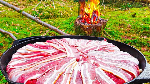 Bacon-Wrapped Perfection | Crispy, Sizzling, Satisfying ASMR