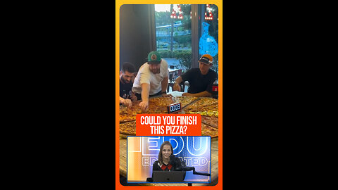🍕 Challenge. Finish This Massive Pizza With 6 Friends Or Pay $2,000!