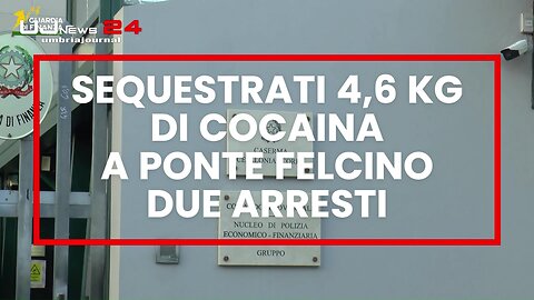 Perugia, sequestrati 4,6 kg di cocaina: due arresti a Ponte Felcino