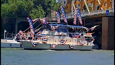 🇺🇸 Sacramento 4th of July 🇺🇸 Boat Parade 🇺🇸
