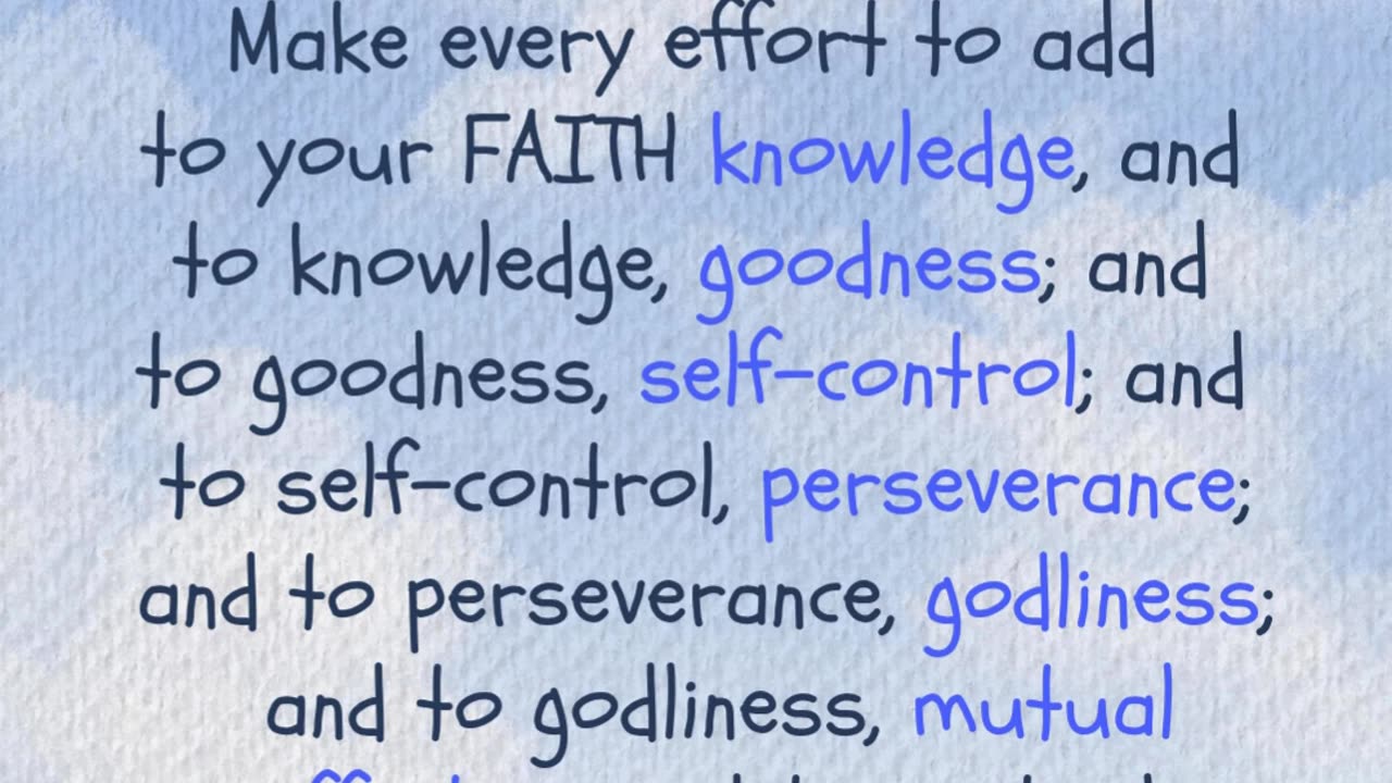 From Faith to Love