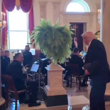 US Navy Band Cruisers Preform We Are The Champions For President Trump