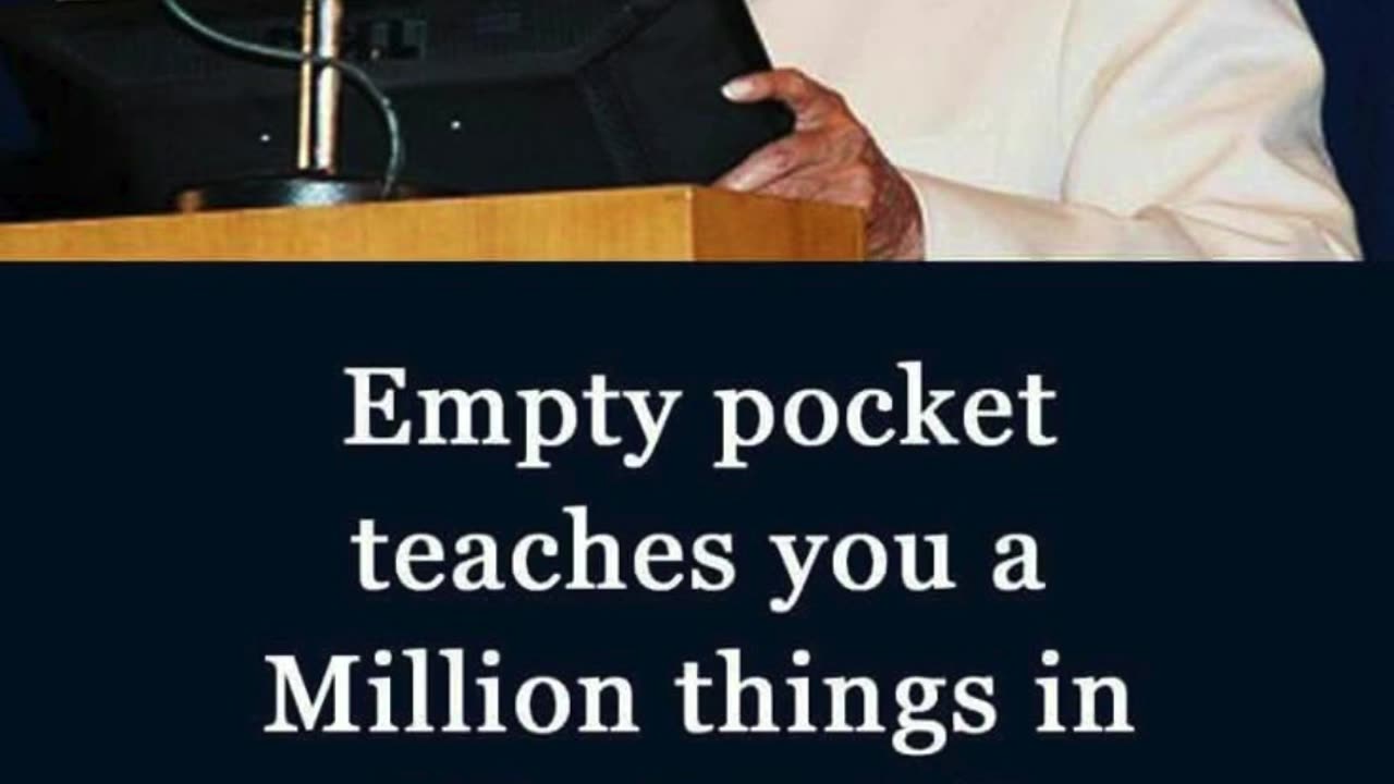 The Wisdom of Empty Pockets