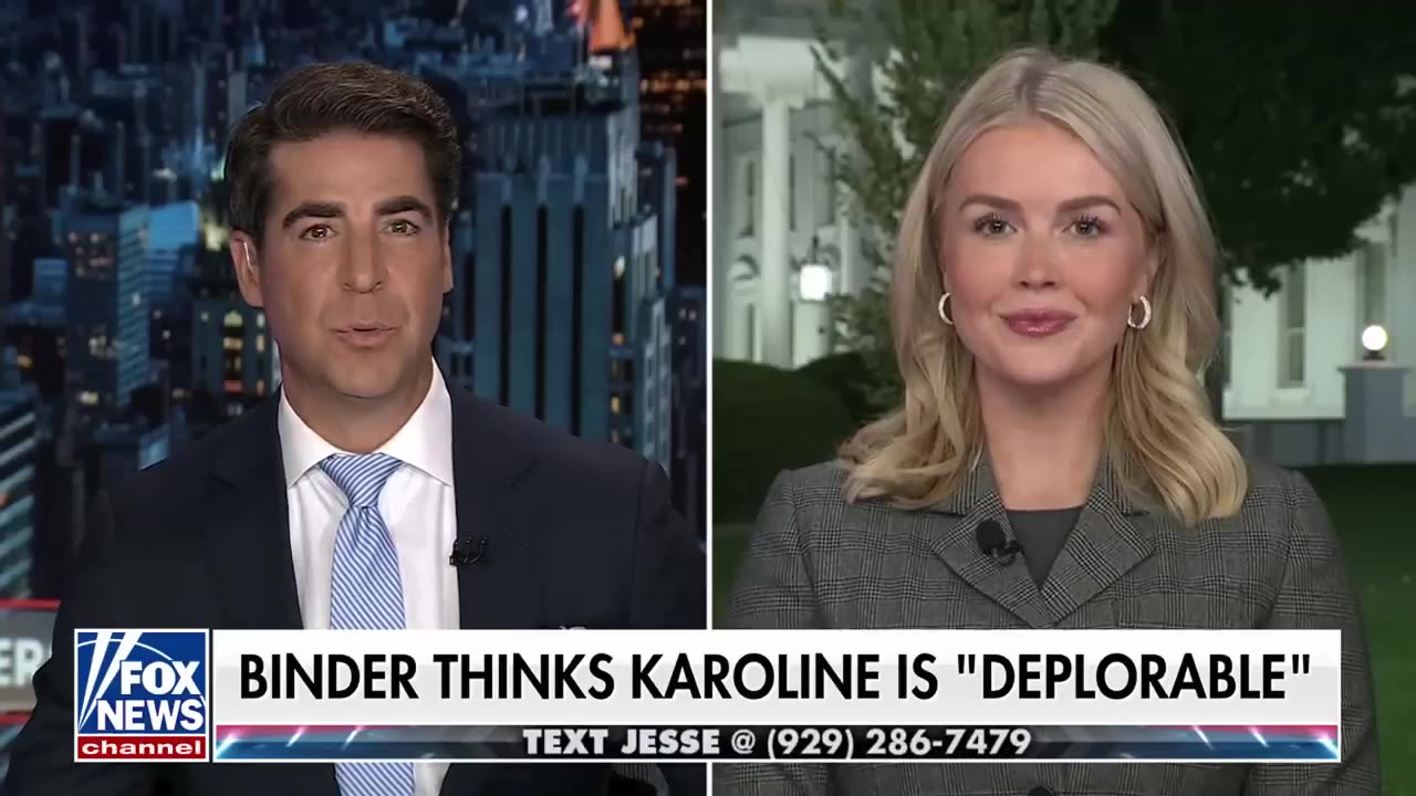 Karoline Leavitt has a message for Karine Jean-Pierre.