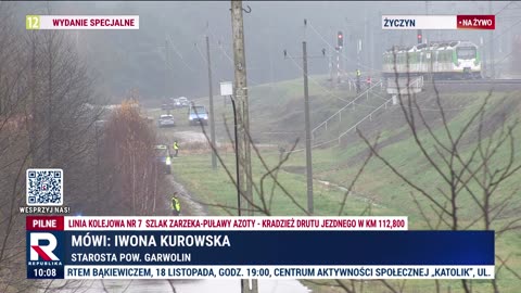 Acts of sabotage in Poland, explosions on railway tracks, destruction of railway infrastructure