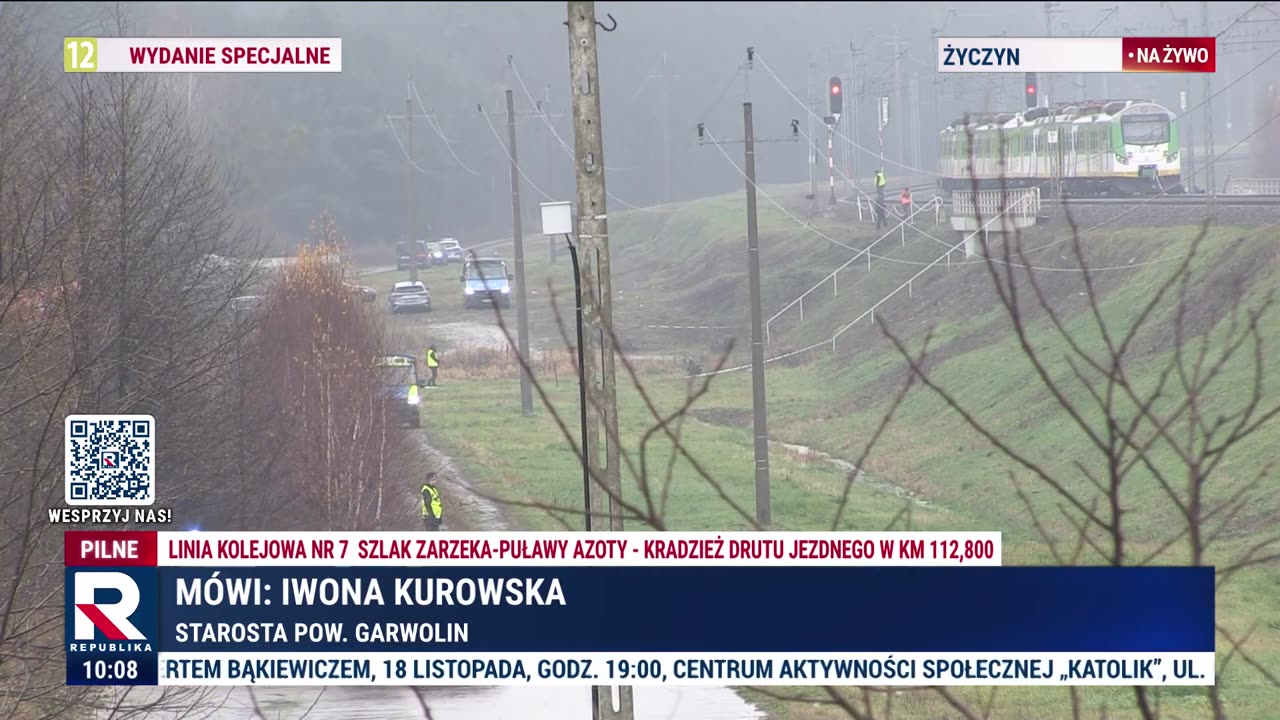 Acts of sabotage in Poland, explosions on railway tracks, destruction of railway infrastructure