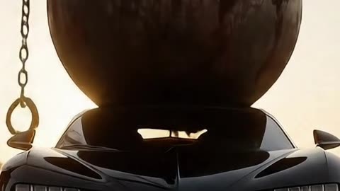 Bugatti vs Wrecking Ball 😱💣 Desert Showdown in 8 Seconds
