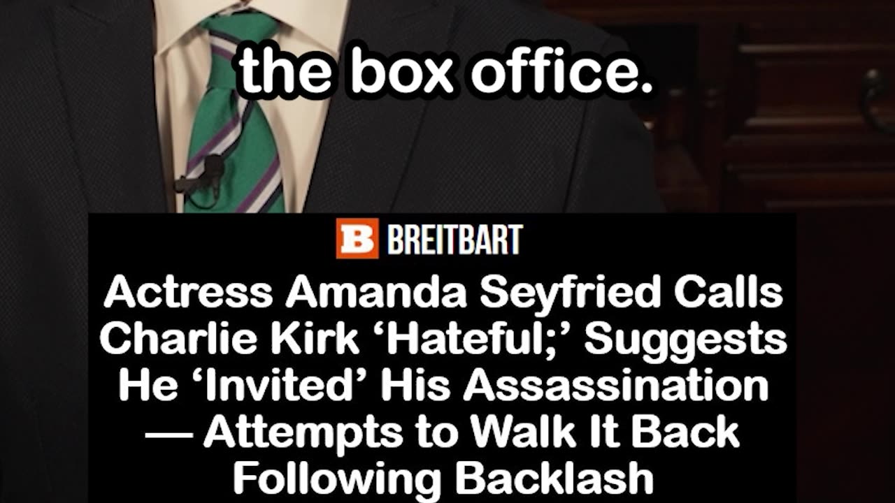 Amanda Seyfried Calls Charlie Kirk ‘Hateful’