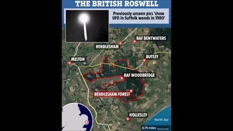 Les premières photos de la plus grande observation d'OVNI en Grande-Bretagne...