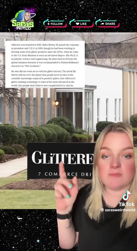 GLITTER MADE OUT IF HUMAN🧐 REMAINS?