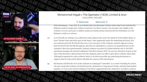 Mohammed Hijab LOSES Defamation Case Against Douglas Murray