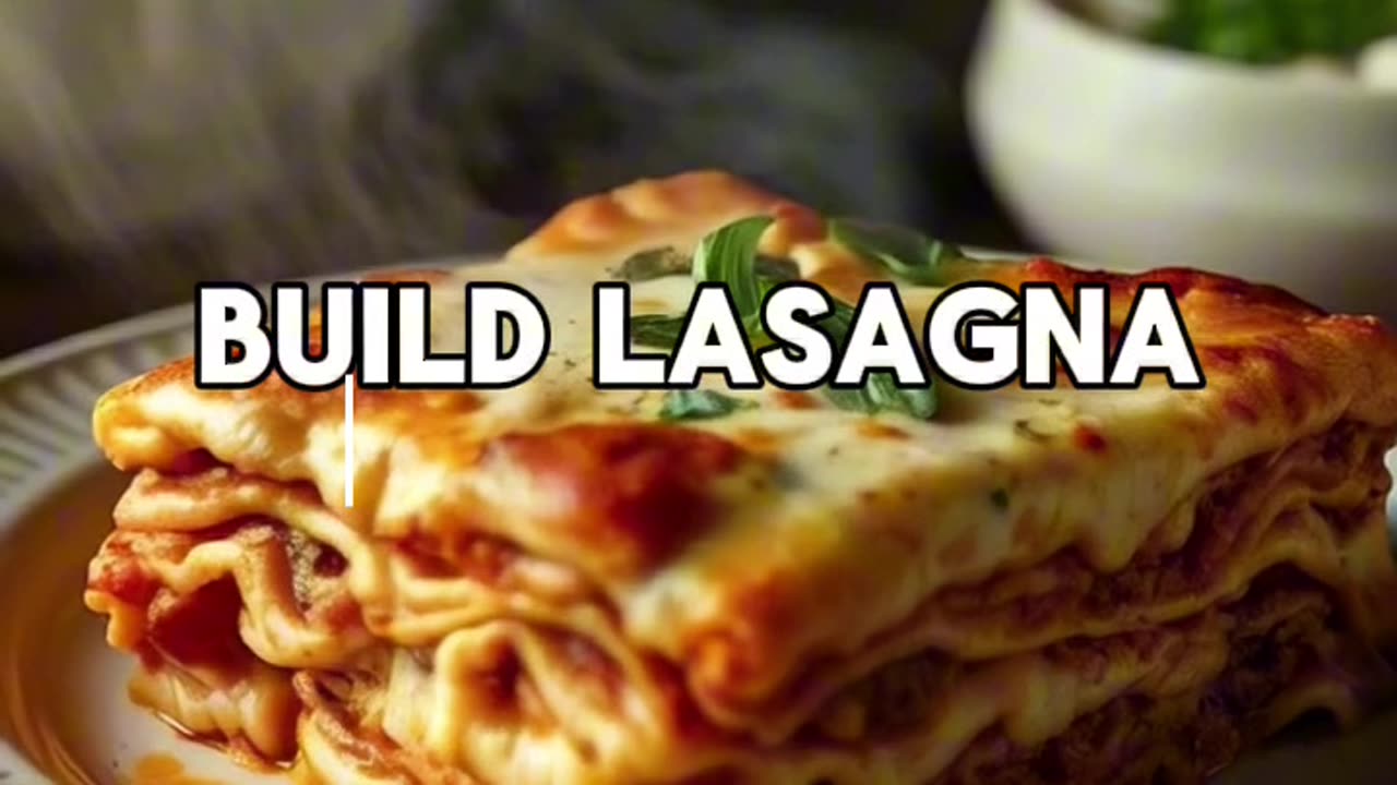 LASAGNA SLIDING LAYERS? (THE CRISSCROSS TRICK!) ➕🍝✨