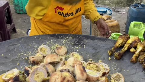 Chicken Litti of Patna #streetfood #shorts