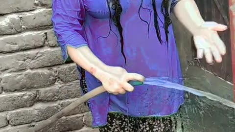 Cute girl's vlog