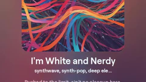 I'm White and Nerdy