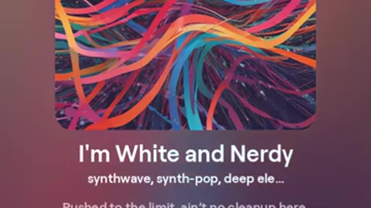 I'm White and Nerdy