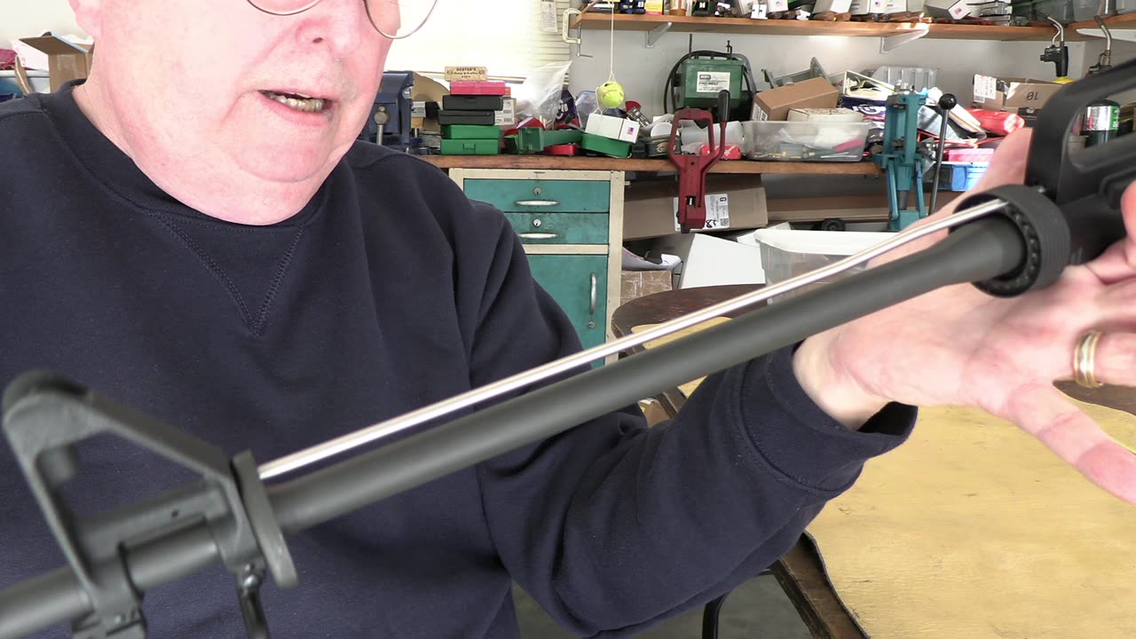 #17 installing AR 15 gas tube