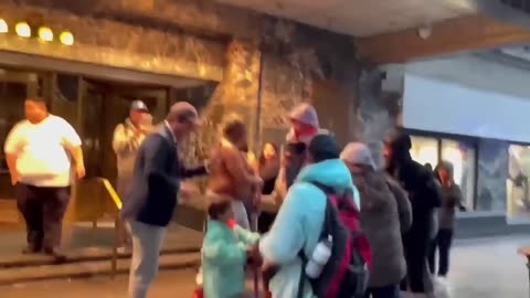 Politics - 2025 Humor Alex Stein Downtown NY Try Getting Boy Room At Roosevelt Hotel Sanctuary City