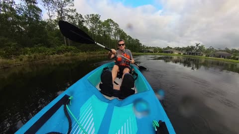 Paddling the Tobin Sports Breakwater Pro X1 Kayak, No Commentary, No Music