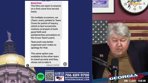 The Georgia Hour - REPLAY - June 13, 2025