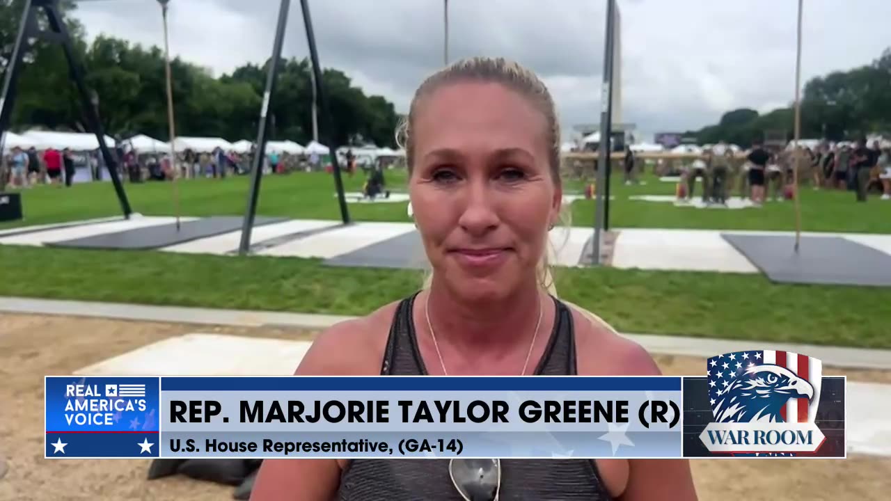 Rep. MTG Live From National Mall: First Look At 250 Anniversary Military Parade