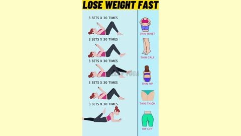 Lose Weight Fast with Easy Exercises #shorts #loseweightfast #easyyoga