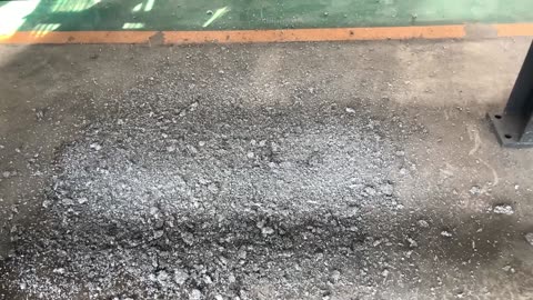 GSS12 Single-Shaft Shredder Processing 200mm Solid Aluminum Blocks!