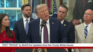 President Trump Makes an Announcement, Sep. 2, 2025