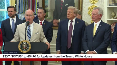 President Trump Makes an Announcement, Sep. 2, 2025