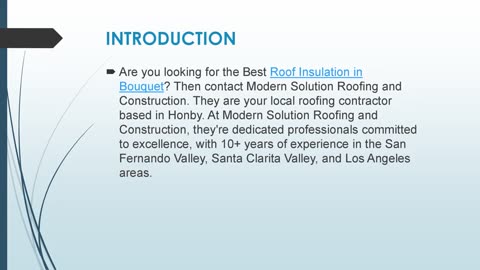 Best Roof Insulation in Bouquet