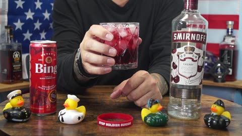 Bernard Wolf - Smirnoff Cherry Vodka & Bing Black Cherry Juice
