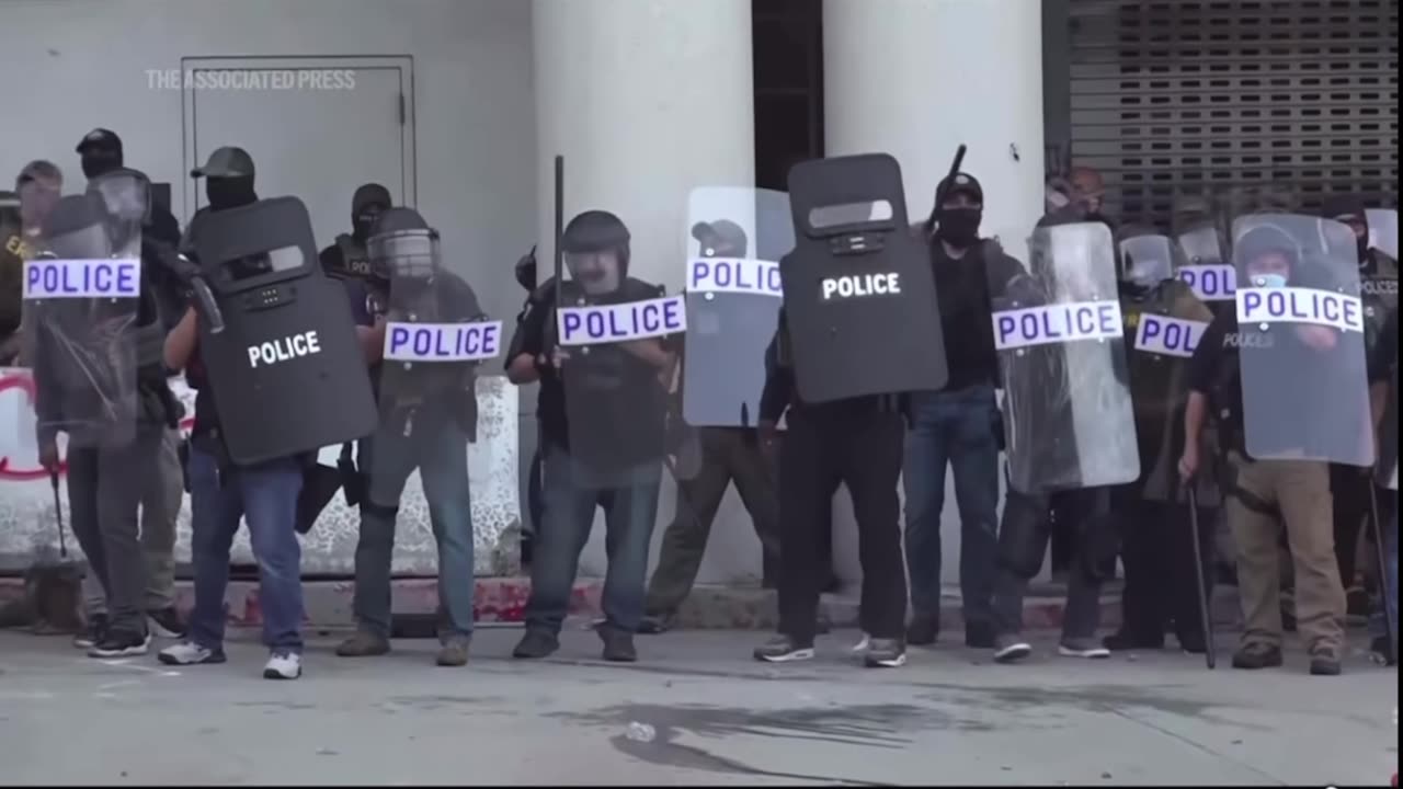 A series of violent clashes erupted in downtown Los Angeles on Friday after federal immigration agents carried out widespread raids that led to the arrest of 44 illegal immigrants. Tensions escalated as hundreds of protesters clashed with ICE forces, lea