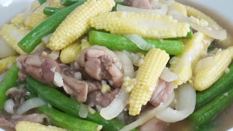 Young Corn Stir-Fry Restaurant Style... Guaranteed Delicious!