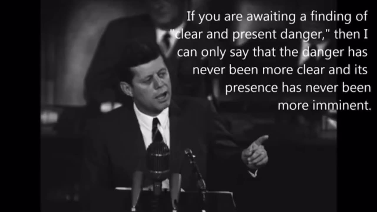 JFK’s “secret societies” speech