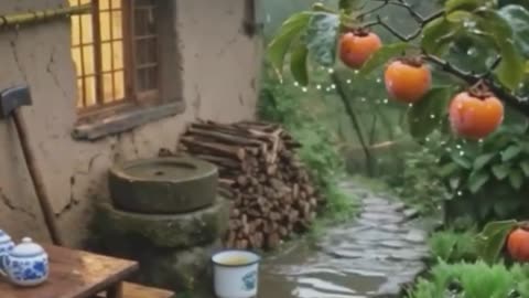 Village Escape, Rainy Retreats, Garden Life.