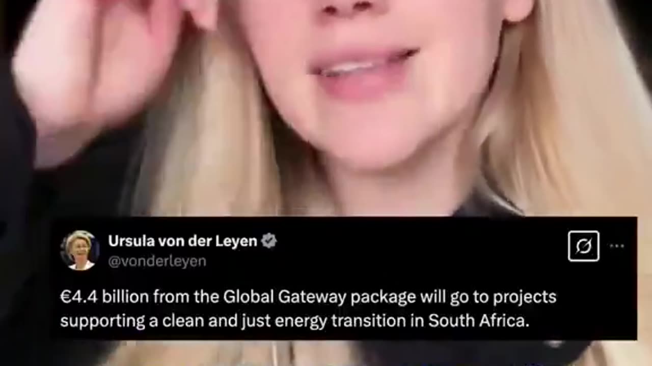 “I will not stop until Ursula von der Leyen is in jail” “Europe no longer ...