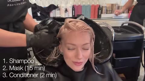 BLEACHING MY HAIR - HOW TO GET WHITE PLATINUM BLONDE P11