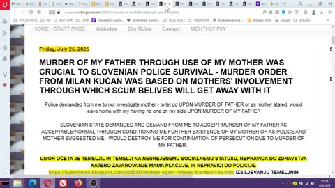 Here is how Americans and British DESIGNED WITH SLOVENES TO DISPLACE ME THROUGH MURDER OF MY FATHER