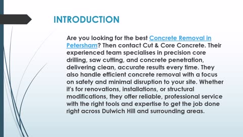 The best Core Drilling in Petersham.