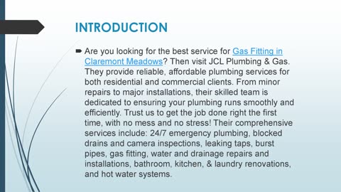 Best Gas Fitting in Claremont Meadows
