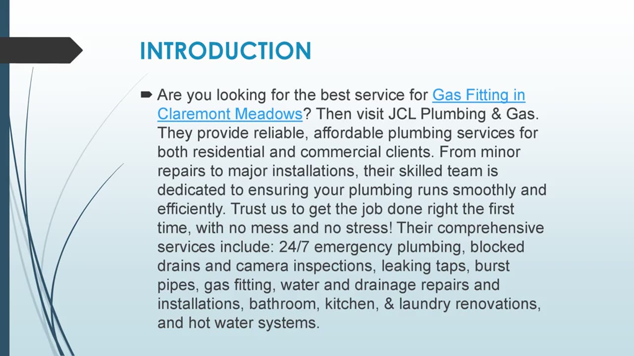 Best Gas Fitting in Claremont Meadows