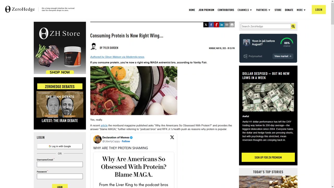 The War On Protein Explained - Media Claims Extremism vs European Nationalism