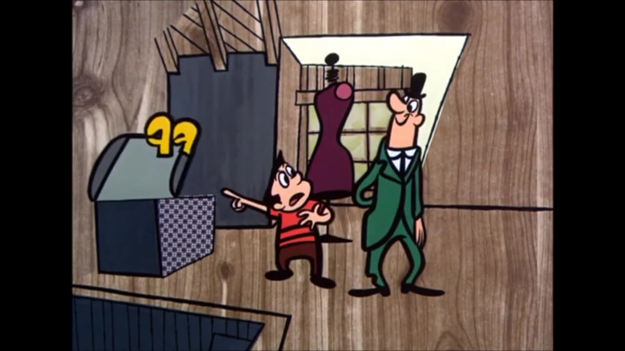 UPA Cartoon: The Wonder Gloves spanking (1951)