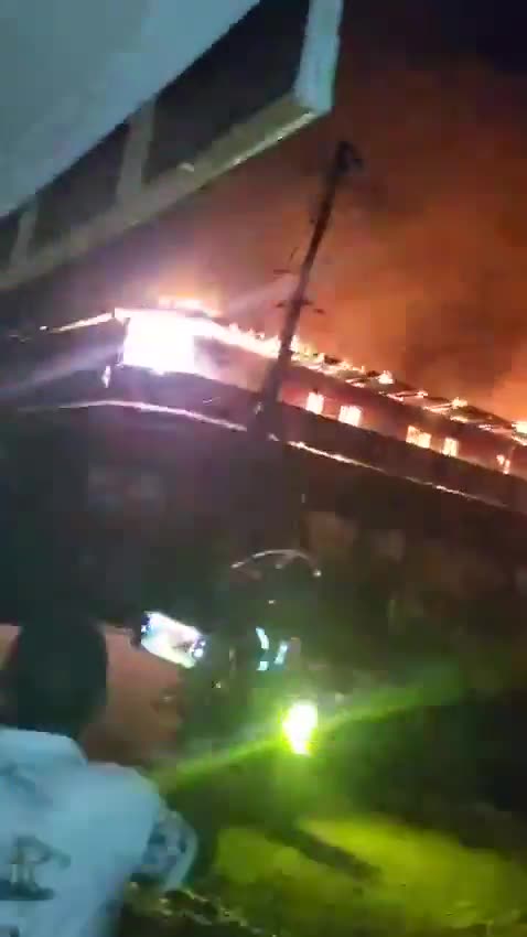 Raging Fire Erupted Near Nairobi