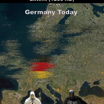 Germany Today vs Holy Roman Empire at Greatest Extent (1200 AD)-4
