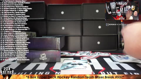 *5 Box Upper Deck Hockey Random Team Mixer Break #537* [August 18 2025]