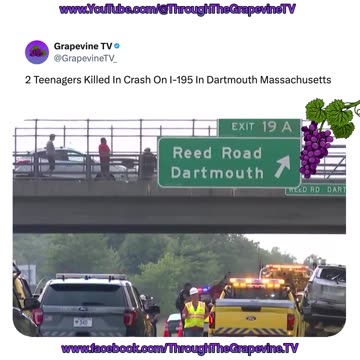2 Teenagers Killed In Crash On I-195 In Dartmouth Massachusetts